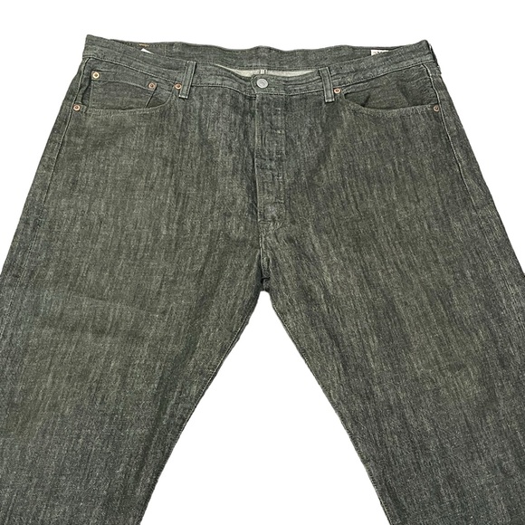 Levi's 501 Jeans White Oak Cone Denim Green 40x30.5 box X - Picture 2 of 9